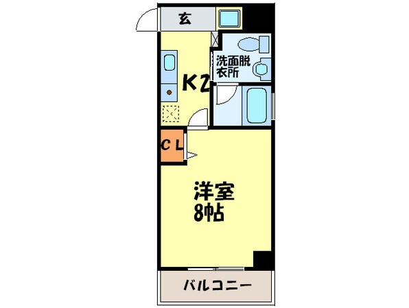 ホルトハイム大橋駅東Ⅱの物件間取画像